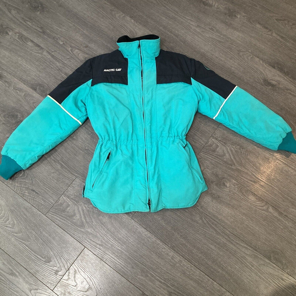 Arctic Cat Women’s Size Small S Arcticwear snowmobile Winter jacket Coat Vtg! - Picture 1 of 16